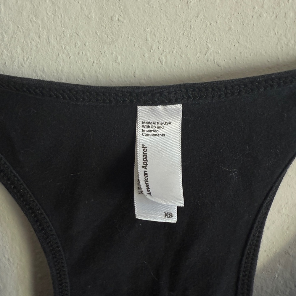American Apparel Black Body Suit
